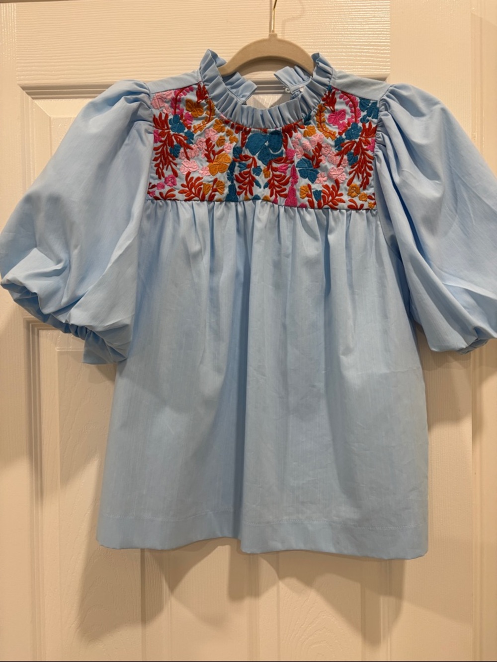 THML Light Blue Puff Sleeve, small - Picture 2 of 2